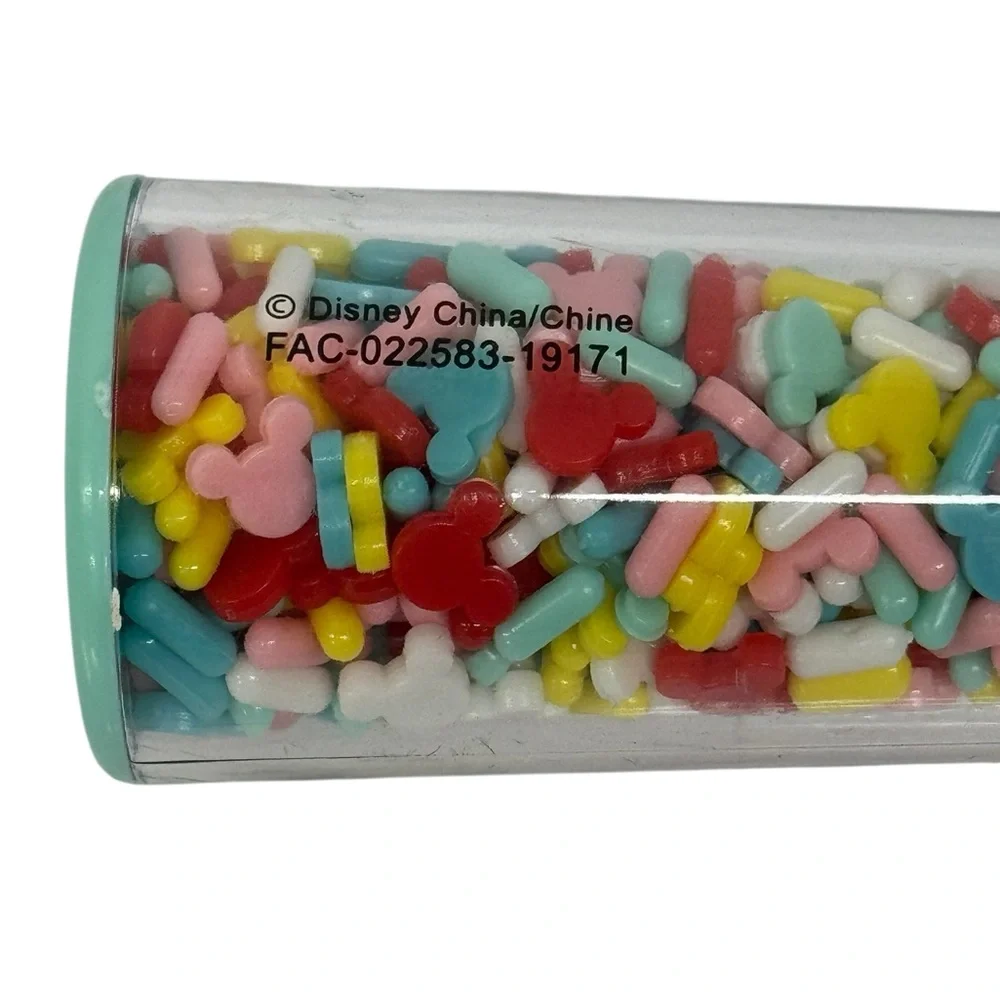 Disney Parks Acrylic Confetti Ice Cream Scoop Mickey Mouse Pastel Colors 7.25